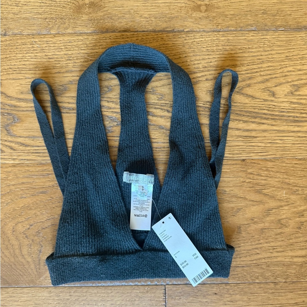 Urban Outfitters Black Crop Top